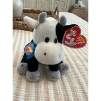 TY Beanie Baby 2.0 - CHARLIE the Cow (6 inch) - Stuffed Animal Toy New (BONUS 1 FUN CHOPS)