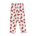 thumbnail image 4 of Goofa Hand Drawn Watermelon Printed Soft Pajama Pants for Women, Wide Leg Comfy Casual Lounge Yoga Pants-Large, 4 of 9