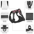 thumbnail image 4 of Bingfone Skull and Snake Art No Pull Dog Vest Harness for Small Medium Large Dogs Strap for Puppy Walking,Training,Dog Harness-Medium, 4 of 7