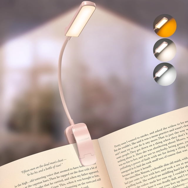 Glocusent Lámpara de Lectura 13 LED USB‑C