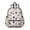 Basketball and Wow White Pattern, variant on Basketball and Wow White Pattern Cute School Backpack with Padded Back and Adjustable Shoulder Straps 13.4"x11"x4.7"