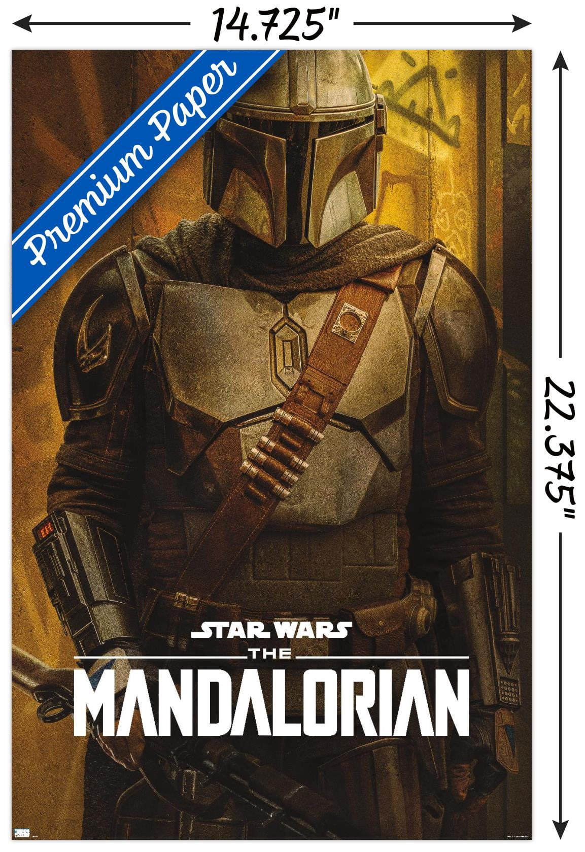 Star Wars: The Mandalorian Season 2 - Mandalorian Wall Poster