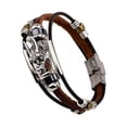 thumbnail image 3 of yotijay PU Leather Bracelet Buckle Bracelet Classic Valentine's Day Gift Adjustable Warp, 3 of 9