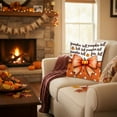 thumbnail image 4 of Fall Pillow Covers,Thanksgiving Pillow Covers 17.7x17.7 Inches Fall Pumpkin Decorative with Soft Fabric Hidden Zipper for Home Decor, 4 of 7