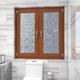 thumbnail image 6 of 119 Inch Bathroom Window Privacy Film, Bathroom Privacy Window Film See out Not In, Rainbow Window Film, Removable Stained Glass Sticker, Heat Control Window Cling for Bathroom Home Decor, 6 of 8