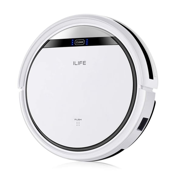 ILIFE V3s Pro Robot Aspirador, succión sin enredos, aspiradora robótica de carga automática, limpieza de horario diario, ideal para pelo de mascotas, piso duro y alfombra de pelo bajo, color blanco pe