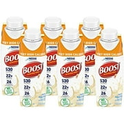 Boost Very High Calorie Nutritional Drink, Very Vanilla - No Artificial Colors Or Sweeteners, 8 oz (6-Pack)