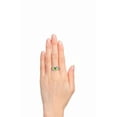 thumbnail image 2 of RYLOS Bagues pour Femmes Bague en Or Blanc 14K Pierre Précieuse Ovale 9X7MM et Diamants Design Classique Péridot d'Août Bijoux pour Femmes Taille 10, 2 of 7