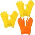 thumbnail image 3 of GAXIRE 3 pares de guantes de látex para limpieza, guantes para lavar platos de cocina, guantes impermeables para lavar platos., 3 of 4