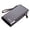 Coffee, variant on gcong Fashion Men's Slim Long Leather Wallet with Zipper Closure and Multiple Card Slots Secure RFID Clutch Purse for Daily