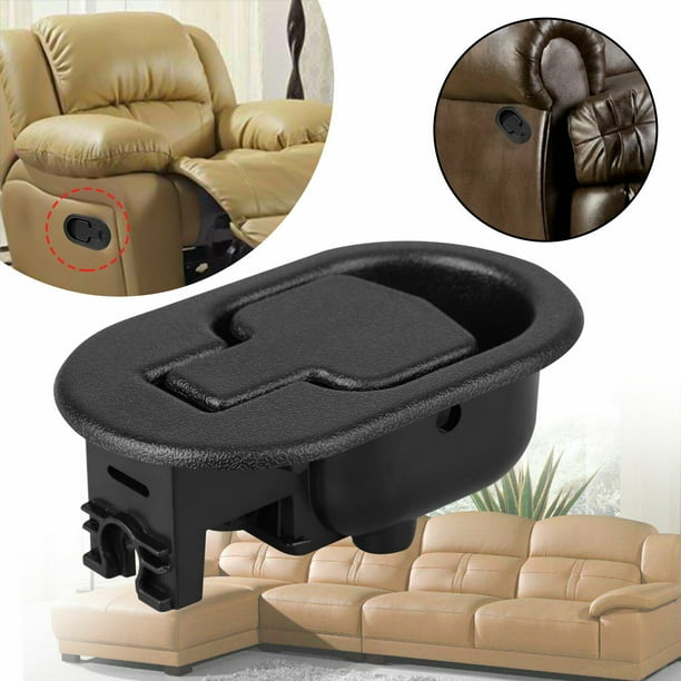 1PC Black Recliner Replacement Part Sofa Chair Couch Release Lever Pull