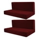 thumbnail image 3 of Fundas de asiento para RV shamjiam fundas de cojín para Camper rojo 4 piezas, 3 of 8