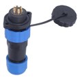 thumbnail image 1 of Waterproof Plug Socket, Oxidation Resistant Threaded Connection Flange Power Connector  Conductivity  for Electronic Equipments 2 Pin 380V 25A,3 Pin 380V 25A,4 Pin 380V 25A,5, 1 of 7