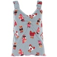 thumbnail image 3 of un-bearably cute Ladies Ruffle Tank Teddy Bear Pajama Set, 3 of 6