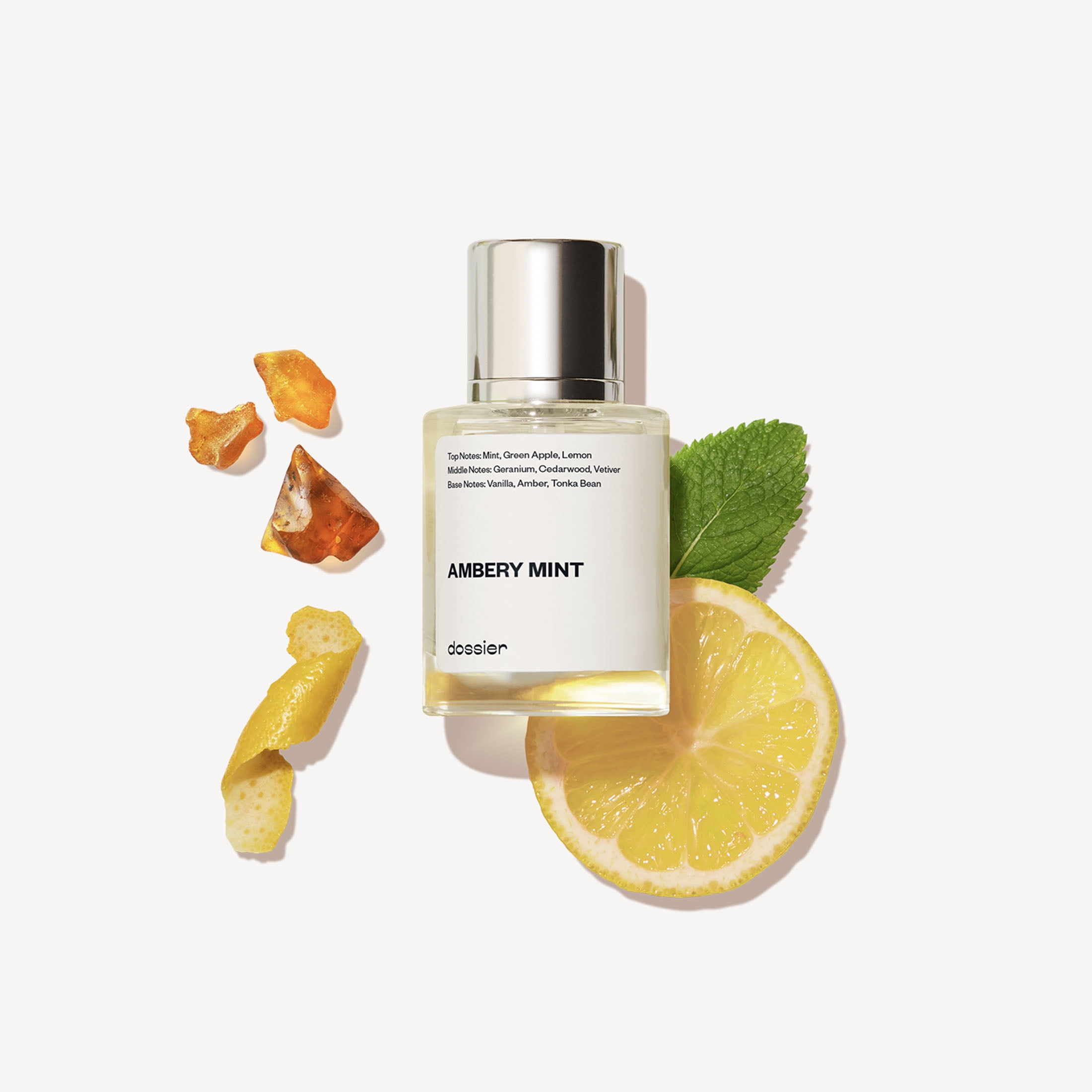 Dossier Ambery Mint Eau De Toilette, Inspired by Versace Eros, Cologne for Men, 1.7 oz