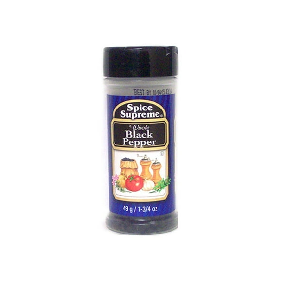 Spice Supreme - Whole Black Pepper (49g) 380567