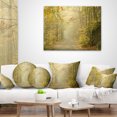 thumbnail image 4 of Designart Autumn Forest Path on Misty Morning - Landscape Photography Throw Pillow - 16x16, 4 of 5