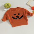 thumbnail image 3 of Bébé Fille Garçon Tricot Pull Halloween Pull-Over Chaud Col Rond Manches Longues Tops pour Bébé Enfant en Bas Âge, 3 of 8