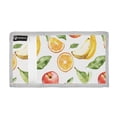 thumbnail image 2 of JIALIOU Nylon Trifold Card Wallet with ID Window Zipper Pocket for Men Women Teen Apples Oranges Bananas, 2 of 7