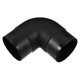 thumbnail image 4 of IFANLANDOR Pieza De Repuesto Para Aire Acondicionado Tubo De Codo Resistente A Temperatura Alta Color Negro, 4 of 8