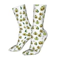 thumbnail image 5 of KLL Avocado Friends Print Womens Crew Socks Athletic Middle Tube Long Socks Novelty Socks Gifts For Men, 5 of 7