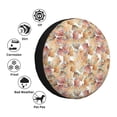 thumbnail image 4 of Rateoe Seashells Pattern Tire Cover Wheel Protectors Weatherproof Wheel Covers Universal Fit for Trailer Rv SUV Truck Camper Travel Trailers Accessories-15 inch, 4 of 6