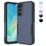 Samsung Galaxy A16 Case,Sturdy Phone Case for Galaxy A16 2025 6.7 inch,Njjex Shockproof Protection Heavy Duty Armor Hard Plastic & Rubber Rugged Bumper 2-in-1 Case Cover-Blue