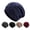 Black, variant on JSGEK Folding Pile Cap Elastic Yarn Cap Fashionable And Versatile Ear Protection Cold Hat Diamond Shaped Border Hat Children's Hat Blue Free Size