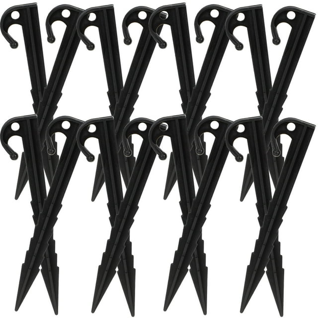25pcs Durable Inflatable Tent Pegs Outdoor Tent Camping Supply Tent Fixing Nails