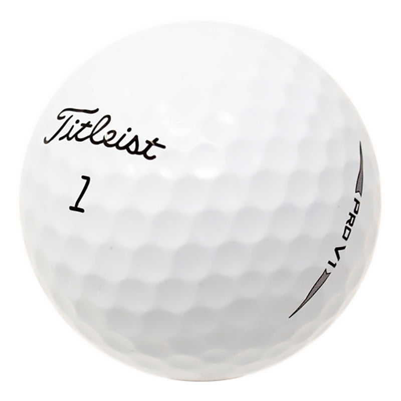 Pre-Owned Titleist Pro V1 Golf Balls 2017, Premium Refinished, Mint / AAAAA Condition, 48 Pack
