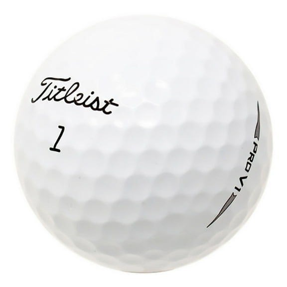 Pre-Owned Titleist Pro V1 Golf Balls Premium Refinished 2019 Year, Mint / AAAAA Condition, 12 Pack