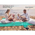 thumbnail image 4 of Alfombra de playa Blanket WEKAPO, 210 x 210 cm, resistente al agua y a la arena, 4 of 9