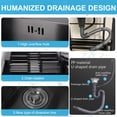 thumbnail image 5 of golytefs Stainless Steel Utility Sink Free Standing Single Bowl Kitchen Sink with Faucet, 5 of 9