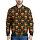 thumbnail image 2 of Chaqueta con estampado 3D de dibujos animados de papas fritas para hombre, chaqueta con cremallera, abrigo holgado informal, sudadera con cremallera para primavera y otoño, 2 of 4