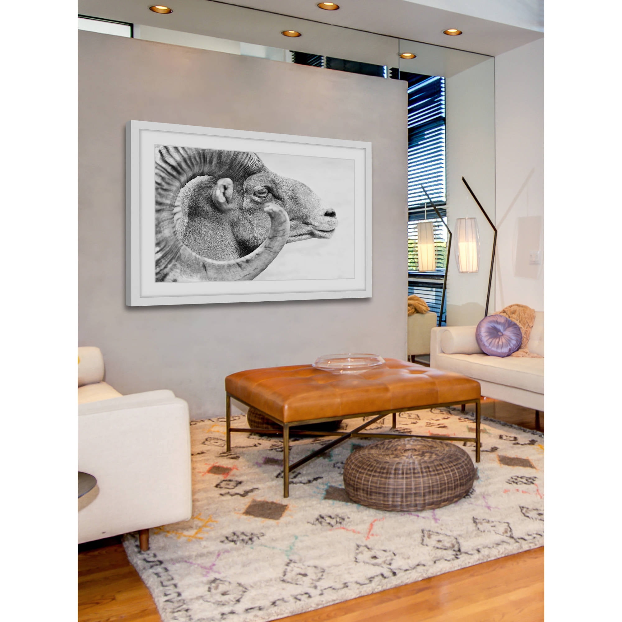 Marmont Hill "Ram Profile 3" Framed Painting Print