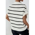 thumbnail image 3 of Redhotype Flirty White Striped Sweater Dress - Versatile & Chic!, 3 of 8