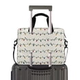 thumbnail image 2 of 16" Laptop Briefcase for Work Travel Laptop Shoulder Bag Carrying Handbag Laptop Case Colorful Christmas Lights Pattern, 2 of 8