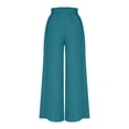 thumbnail image 6 of Posijego Womens Wide Leg Pants High Waist Drawstring Lounge Pants Loose Flowy Beach Pants with Pockets, 6 of 7