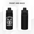 thumbnail image 3 of Botella de agua con aislamiento "If You Can't Dodge It", de acero inoxidable de 18 oz, novedosa tetera deportiva, taza portátil para viajes, gimnasios al aire libre, 3 of 5