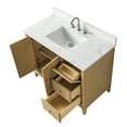 thumbnail image 6 of Vanity Art 42" Bathroom Vanity with Sink and Engineered Marble Top, Freestanding Storage Cabinet with 2 Drawers, 1 Shelf and Flip Down Tray, 6 of 10