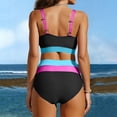 thumbnail image 4 of Antinious Women V-Neck Bikinis Tops Lightweight Relaxed Breathable Swim Beach Set, 4 of 5