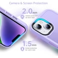 thumbnail image 5 of for iPhone 14/13 Case, [Support Wireless Charging] Soft Silicone Slim Anti-Scratch Case for iPhone 14/13 6.1 inch, Purple, 5 of 13
