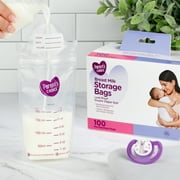 Parent’s Choice Breast Milk Storage Bags, 6 oz, 100 Count