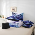 thumbnail image 6 of Castle Fairy Flower Crow Wolf King Bedding 7pcs for Teens,Romantic Floral Rose King Bed in a Bag, 6 of 6