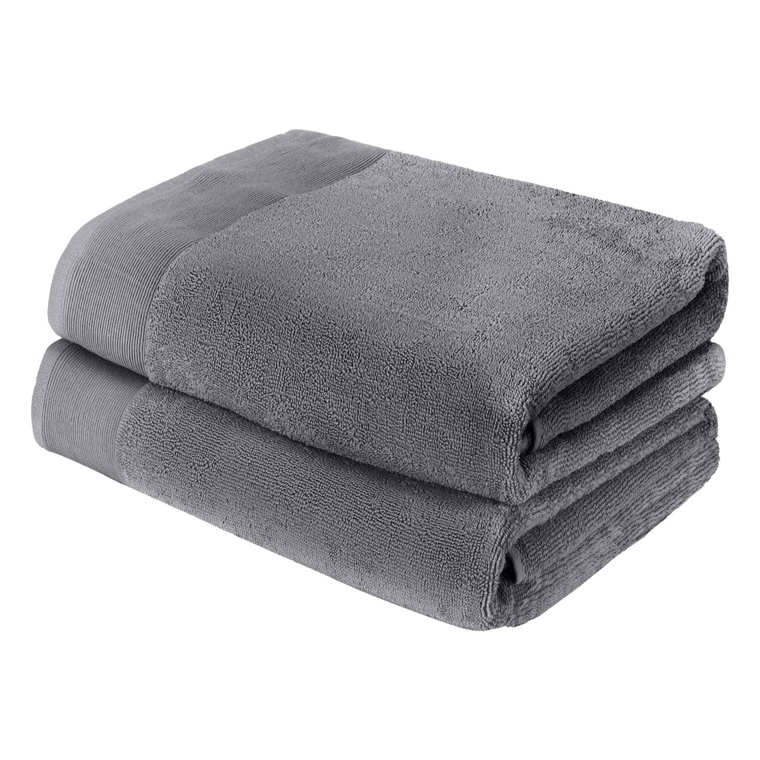 Camelot 2 Piece 600 GSM Zero Twist Cotton Bath Towel Set