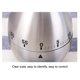thumbnail image 5 of Temporizador de cocina manual, rotación mecánica en forma de huevo de acero inoxidable, 5 of 5