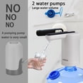 thumbnail image 2 of Dispensador de agua eléctrico YEWUHUA de 19 litros con 2 bombas y tapa, color blanco, 2 of 5