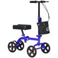 thumbnail image 1 of HOMCOM Trottinette Ajustable, Marchette Pliante avec Double Frein, Bleu, 1 of 10