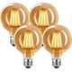 thumbnail image 1 of E27 Vintage LED Bulb, E27 Vintage Dimmable Bulb 4W G80, Vintage E27 Bulb Warm White 2700K, Vintage LED Bulb , Wall Lamp - 4 Packs, 1 of 5