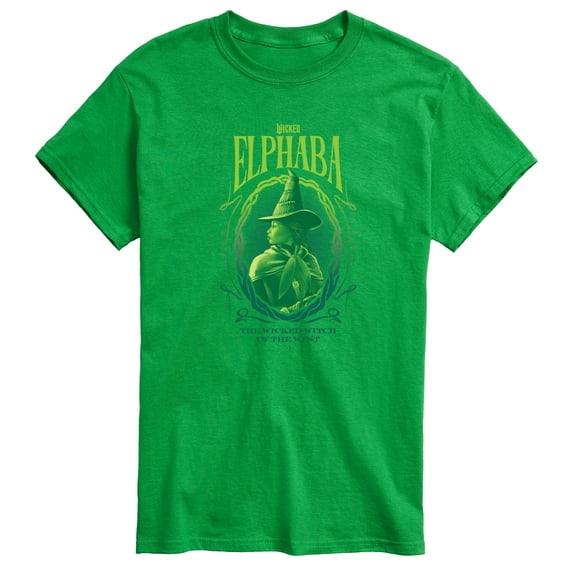 Wicked - Elphaba the Wicked Witch Of the West - Men's Short Sleeve Graphic T-Shirt